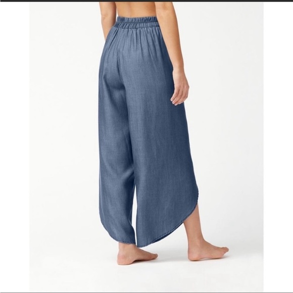 Tommy Bahama Chambray Wrap-Front Beach Pants Size Small NEW - Picture 2 of 8